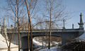 Каменный мост с западной стороны. Зима, январь 2008 года.