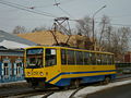 Трамвайный вагон 71-608КМ №320, 20.11.2007, ул. Р. Люксембург