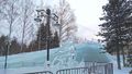 Ледовые инсталляции 2021 на Новособорной площади: гонец с доброй вестью