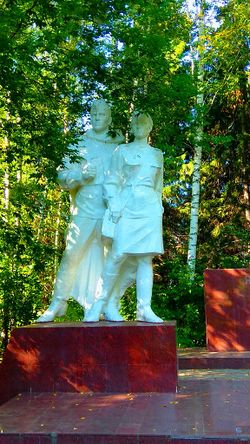 Мемориал в Сосновом бору в память о погибших воинах Великой Отечественной войны. Фото: Олег Абрамов