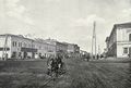 Вид на начало бывш. улицы Миллионной, идущей на север от пл. Базарной, весна 1899 года