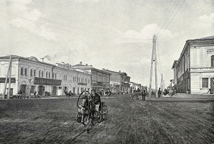 Вид на это же место в 1899 году